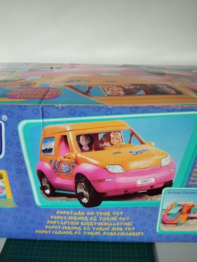 Rare Very big 2 cars Sindy Popstars on Tour 4x4  car pop star
