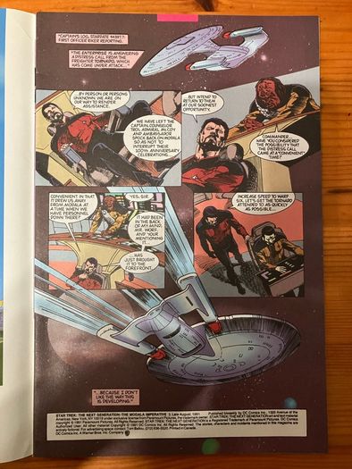 Comic: 'Star Trek The Next Generation' no. 3 / 1991