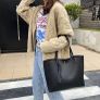 Tote Bag for Women,Ladies Handbag,Soft PU Leather Large Capacity Women's Top Handle Shoulder Bag Image 4