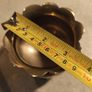 Three Piece Mid 20th Century Indian - Decorative Etched EPNS Brass Three Piece Tea set Image 4