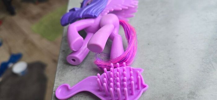 4inch Princess Twilight Sparkle and Brush from the Equestria Girls doll set MLP G4 My Little Pony 2013