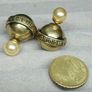 Vintage Dior-style pearl statement earrings Image 3
