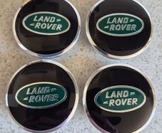 4 x Land Rover 63mm Centre Caps. FREE POST