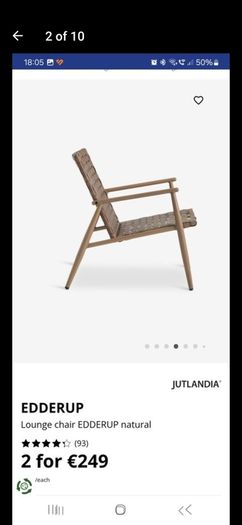 Jsky Edderup Lounge chair brand new