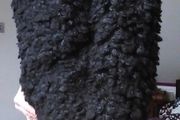 Black Fur jacket, size S