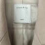 Sandro Paris Beige Wool Coat Size 36 Image 4