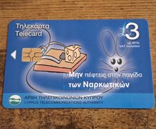 Cyprus Phonecard "Mousetrap", used, 9/2000, 3 Cypriot Pound - free standard postage