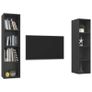 Wall-mounted TV Cabinets 2 pcs Grey Chipboard Image 3