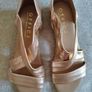 Office Hallie Cross Strap Espadrilles Rose Gold Image 5