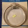 Gold Colour Towel Ring. (New) Image 2
