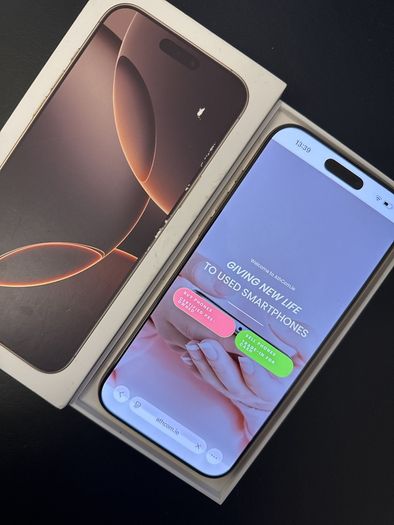 iPhone 16 pro max, 256 GB, Desert Titanium, Unlocked