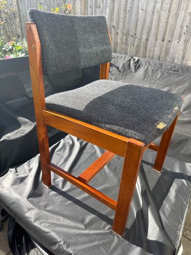 Mid Century Danish Vintage dining chair x2