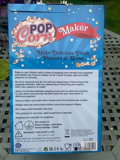popcorn maker