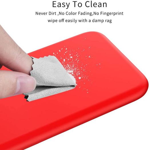 Liquid Silicone Case For iPhone 8 Plus / 7 Plus Luxury Thin Soft Phone Cover New Red - FHT05IP8PLK