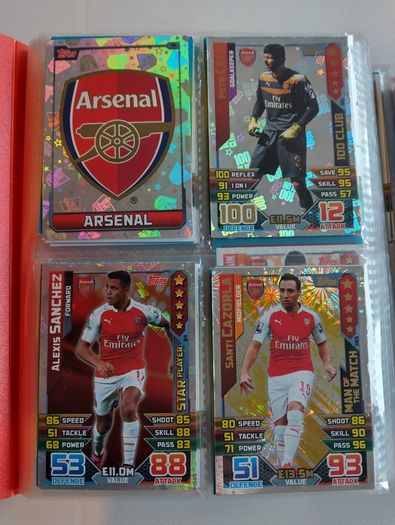 Match Attax 15/16 in Binder.  (Other seasons also)