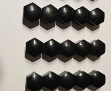 17mm 20PCS Black Car Wheel Nut Caps Protection Covers Caps Anti-Rust Auto Hub Screw Cover Car Tyre Nut Bolt Exterior Decoration for Volkswagen & Mercedes with 17 wheel Bolts