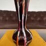 Vintage German WGP Striped Brown Jasba Vase 22 cm Image 9