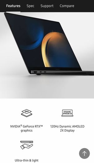 Samsung galaxy book 3 Ultra 16" 3K Oled