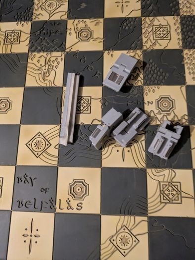Lord Rings Eaglemoss Chess Board Official