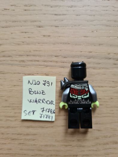 lego njo0791 bone warrior, set ninjago 71786, 71781
