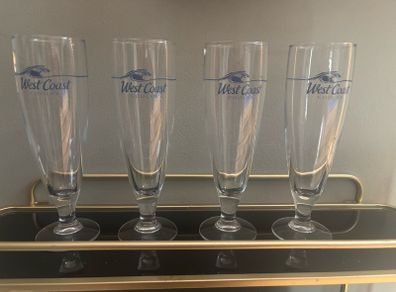 Set of 4 West Coast Cooler glasses