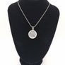 925 Vintage Sterling Silver Globe Map Avon Pendant Image 9
