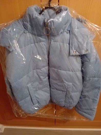Stunning Benetton Jacket - Light Blue - Size XS Fits UK 10, 12 - BNWT RRP 159