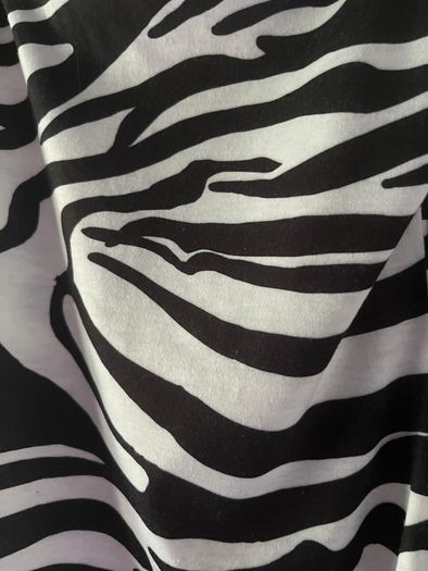 PRETTYLITTLETHING Zebra mini bodycon dress size 6