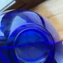 Pair of Kosta Boda Swedish blue glass bowls Image 3
