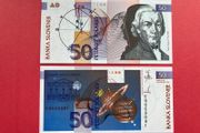 Slovenia  50 Tolarjev  1992. Pick 13. ( Uncirculated )