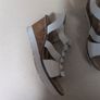 Rieker White  Wedge Sandals.  S. 7 Image 3