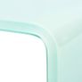 TV Stand/Monitor Riser Glass White 120x30x13 cm Image 4