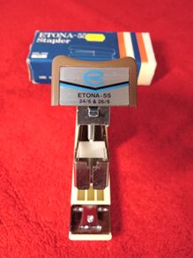 Vintage ETONA-55 Desk Stapler  1970s