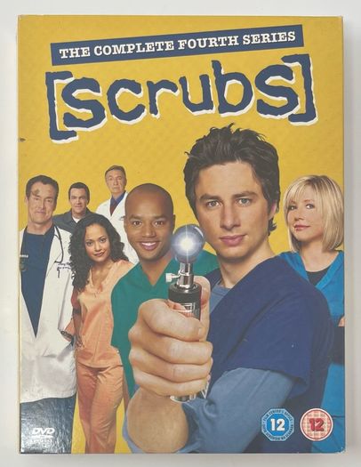 Scrubs Fourth (Season Four) 4-disc DVD Television Series