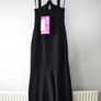 Karen Millen Crossover Neck Side Split Maxi Dress, Black size 10 Image 6
