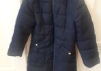 Girls navy winter coat