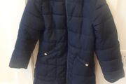 Girls navy winter coat