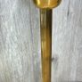 Vintage Brass Floor Standing Ashtray with Glass - Mid Century - Pedestal Image 3