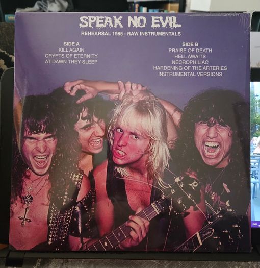 Slayer "Speak No Evil" Sealed Vinyl Album