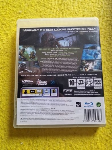 Call of duty 4 Modern warfare PlayStation3 Ps3 games Original