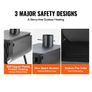 Wood Stove, 3 m, Alloy Steel Camping Tent Stove, Portable Wood Burning Stove with Chimney Pipes & Gloves, 49161 cm Firebox Hot Tent Stove Image 5