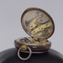 Vintage Silver Pocket Watch with Albert Image 4