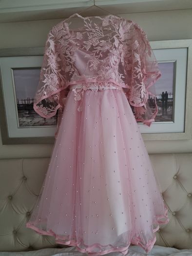 Girls Confirmation dress pink