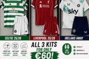 Kids bundle of 3  football kit
