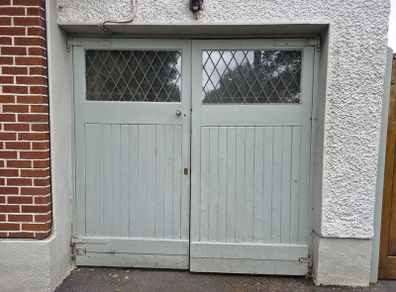 GARAGE doors solid wood