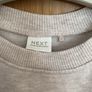 NEXT girls Cream coloured sweater/mesh dress aged 2-3 years Image 3