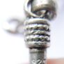 Vintage heavy 925 Sterling Silver 5mm round Byzantine Chain Necklace length 20" - 39g Image 9