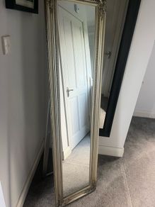 Elegant Gold Ornate Full-Length Mirror