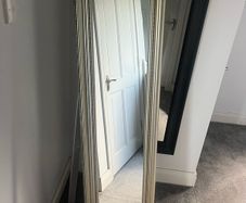 Elegant Gold Ornate Full-Length Mirror