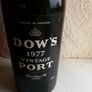 vintage bottle dow's port 1977 Image 3